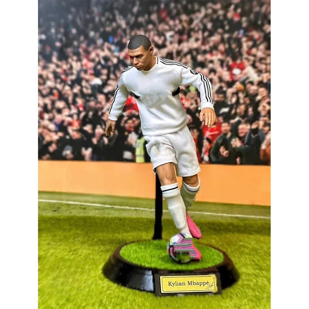 1/6 Kylian Mbappe Action Figures Deluxe Soccer Star Model With Custom Head Sculpt Collectible Children's Toy Birthday Gifts
