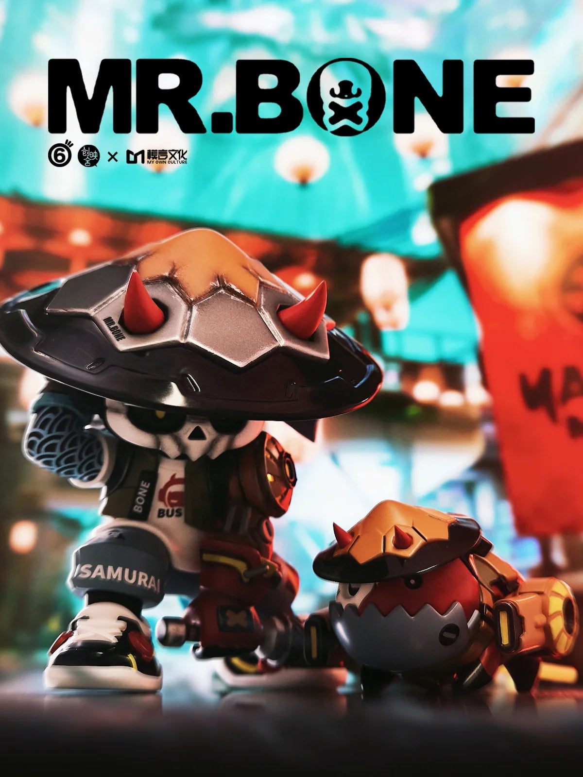 MR BONE Dark Night Musashi 200% Super Large Scale Officially Licensed Out-of-print Limited Edition Figure In Stock Fast Shipping