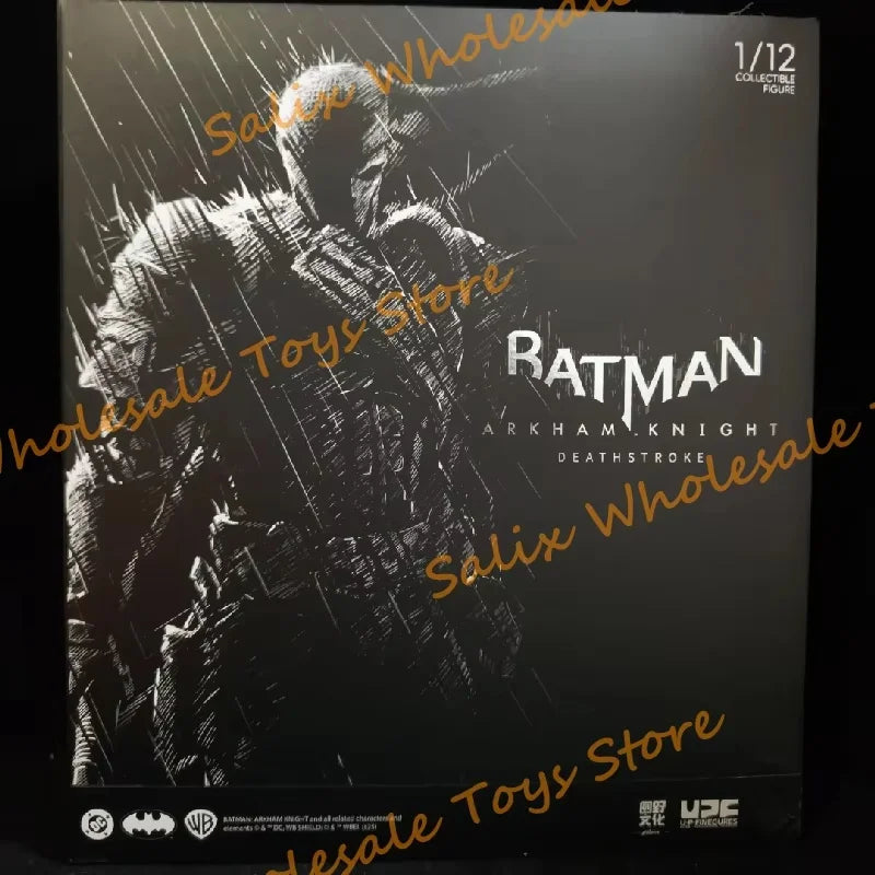 Original Lpzz Toys U-P-Finegures 1/12 Dc002 Deathstroke Arkham Knight Finished Modle Deathstroke Action Anime Figure Gifts Toys