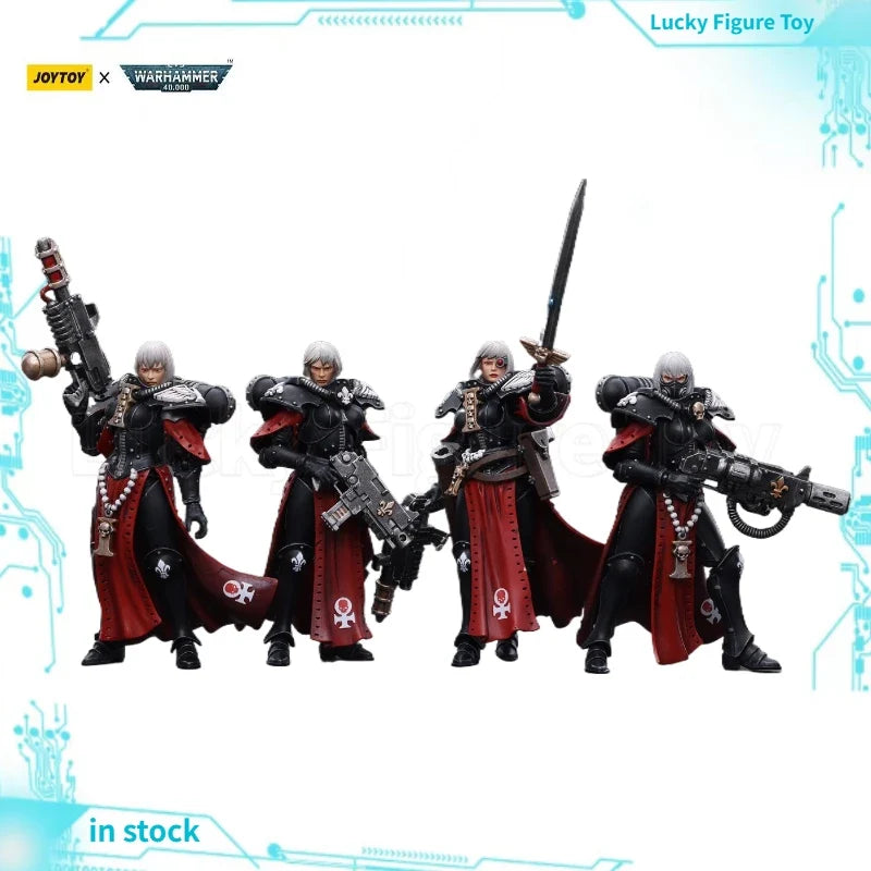 【In Stock】JOYTOY 1/18 Action Figure Warhammer 40K Adepta Sororitas Battle Sister Sister Jurel Ludwenna Noyalle Kassia Reprint