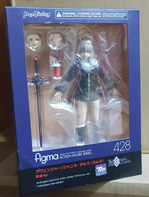Original Max Factory Figma#428 Fate/Grand Order Jeanne D'Arc Anime Figure Model Toy Gift Collection