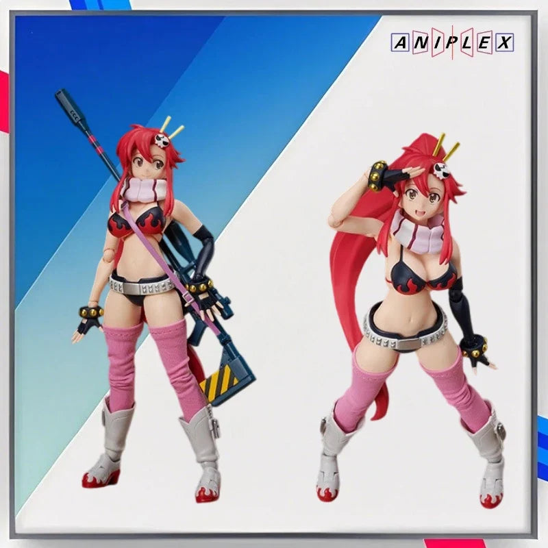 100% Original Aniplex Buzzmod 1/12 Gurren Lagann Yoko Anime Collection of Toy Miniature Figures Fighes Gifts in Stock in Stock