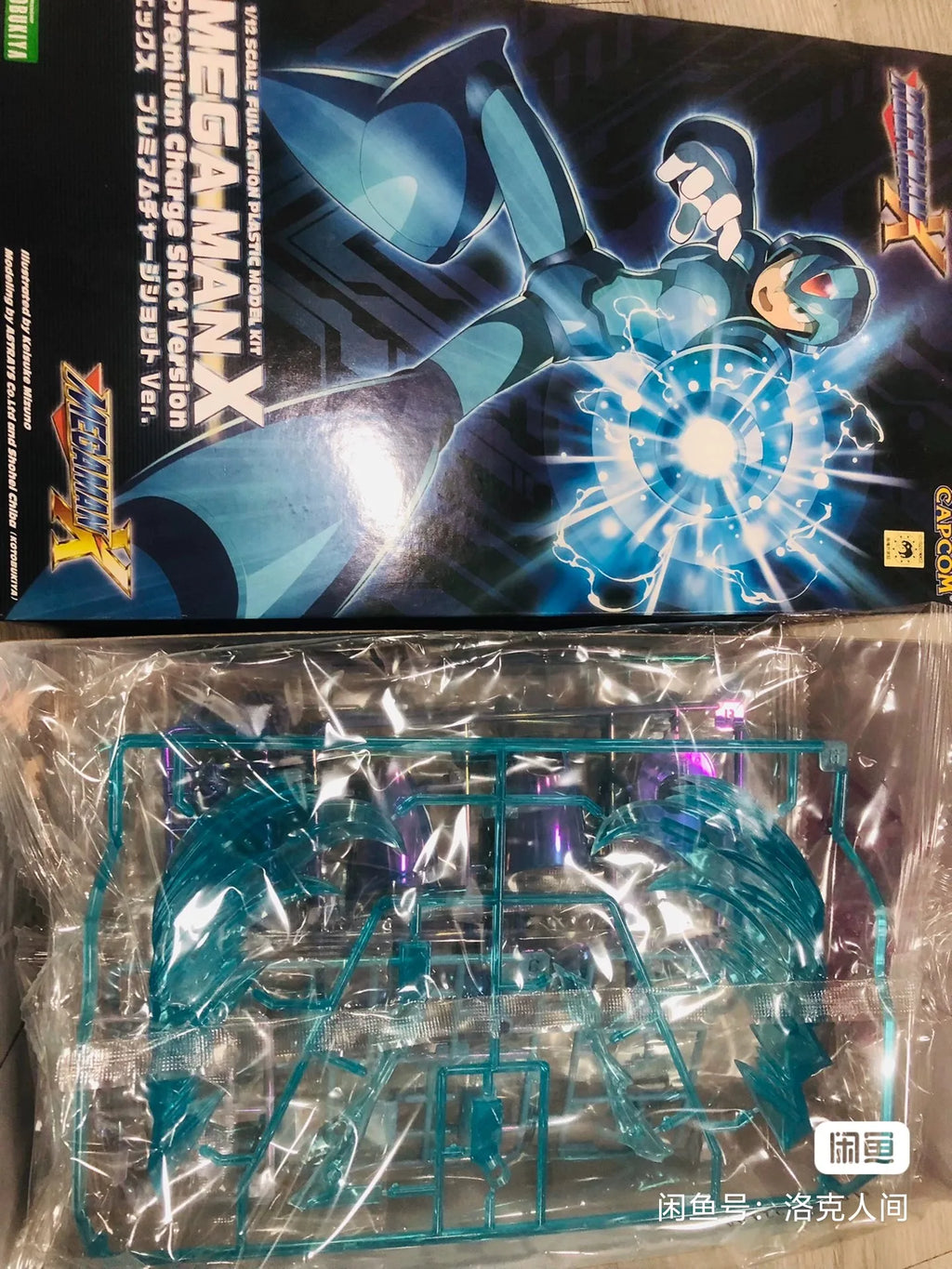 Original Megaman X 1/12 Scale Rockman Series Full Action Plastic Model Kit Kp628 Premium Charge Shot Version Kp629 Children Toy