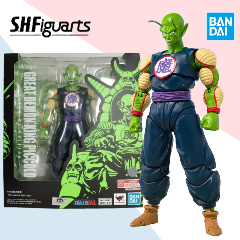 Bandai original SHF Dragon Ball GREAT DEMON KING PICCOLO SDCC Exclusive Edition finished model toy collection ornaments gift