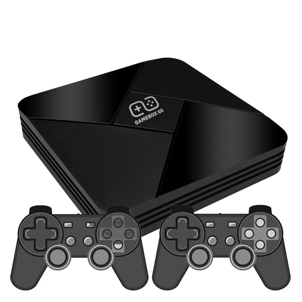 Game Box G5 Home Video Game Console Dual System 4K HD Built-in 16GB 50000 Games Wireless Dual Joystick 50 Simulators for PSP N64