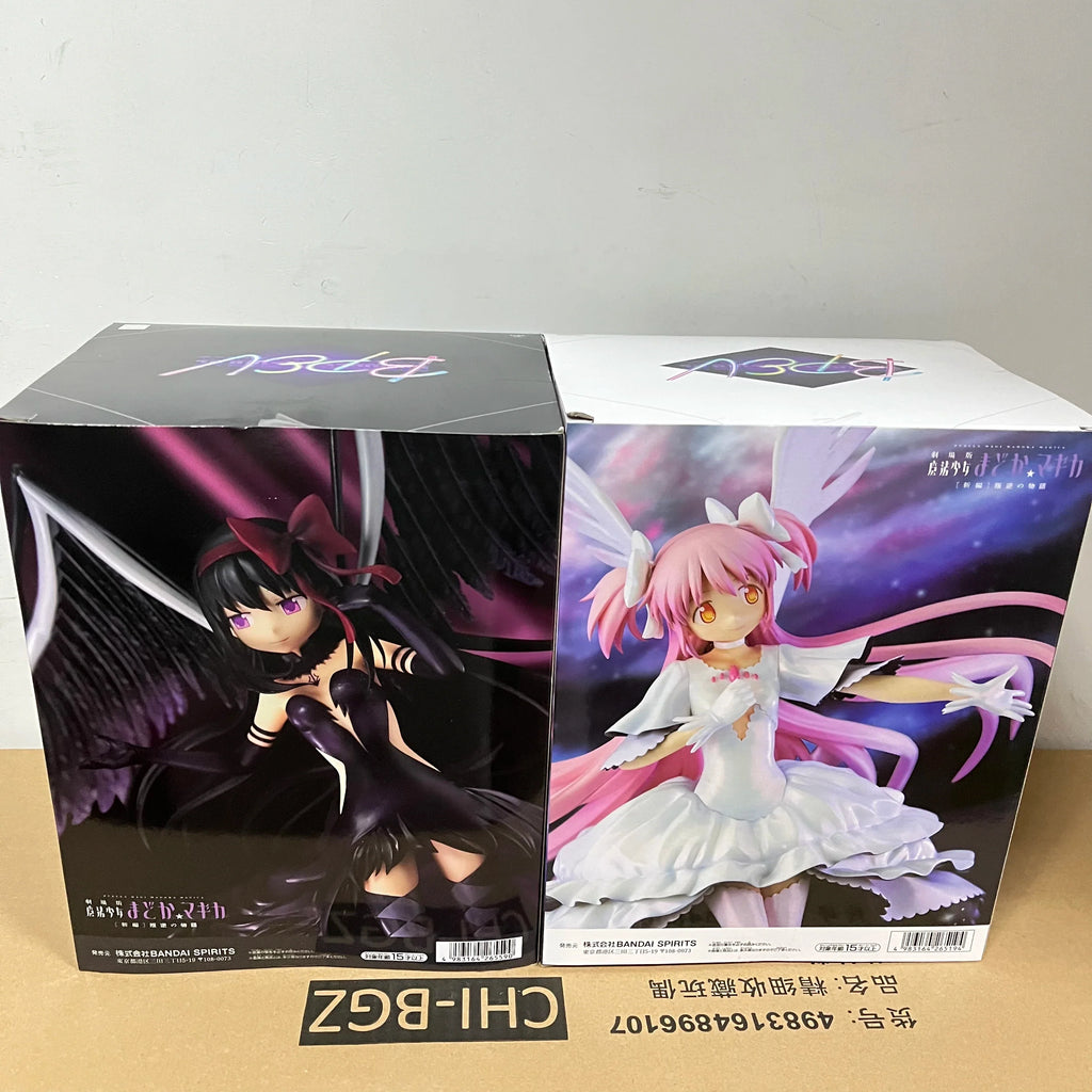 Original BANDAI BANPRESTO Akemi Homura Madoka Kaname Action Figure Toy Anime EVOLVE Puella Magi Madoka Magica The Rebellion Doll