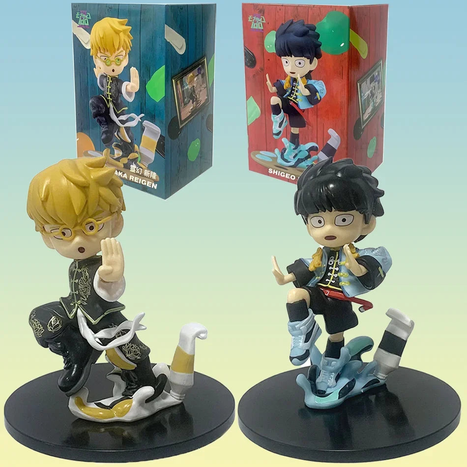 NEW 2025 11cm Mob Psycho 100 Figure Shigeo Kageyama Arataka Reigen Action Figure Toys PVC Model Doll Collector Kawaii Birthday