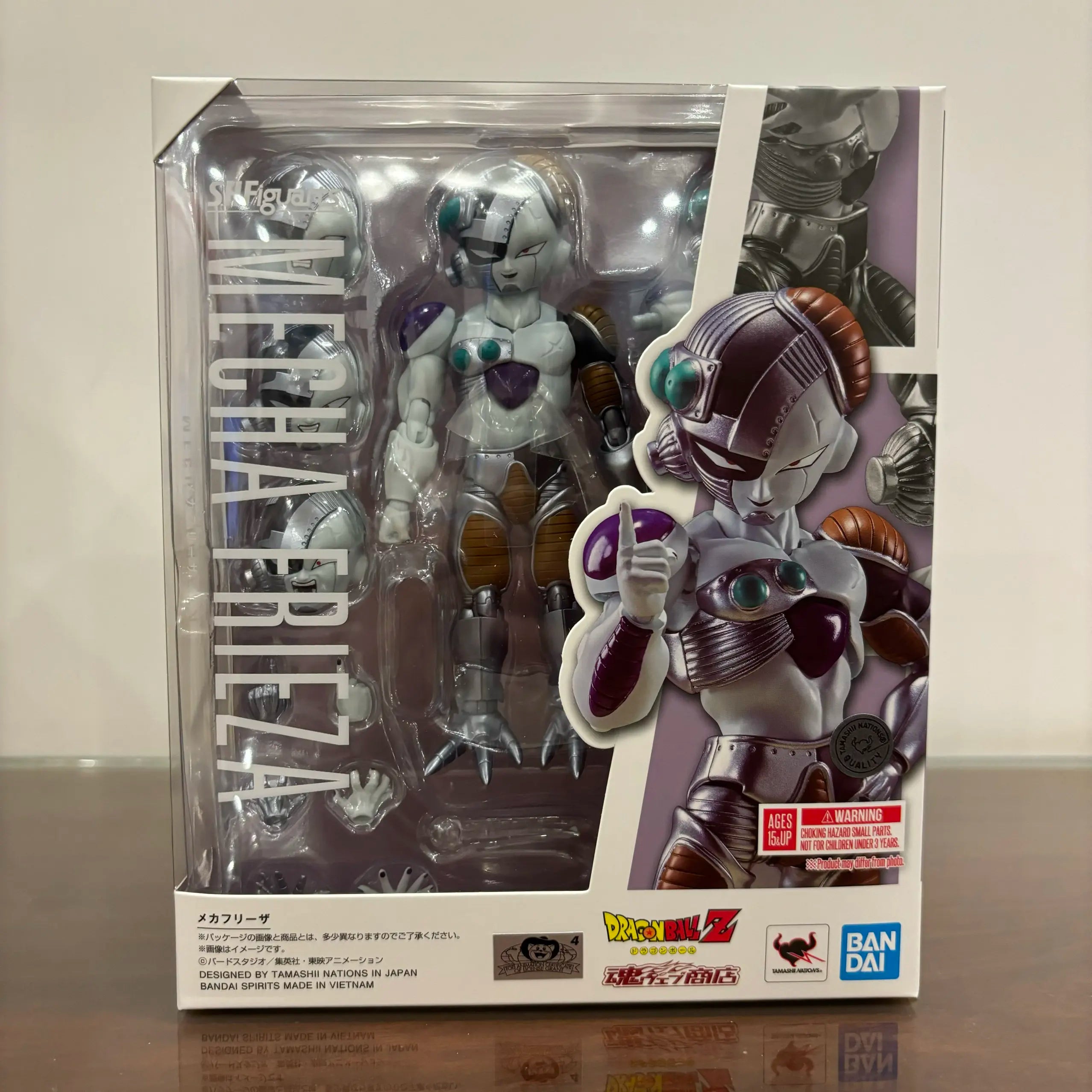 Schneller Versand Bandai Anime SHF DRAGON BALL MECHA FRIEZA Original Modell Spielzeug Actionfigur Sammlerstück Ornament Kinder Weihnachten
