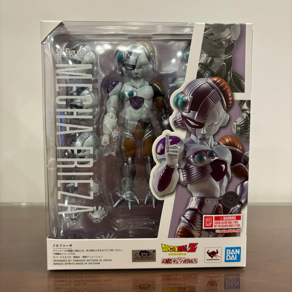 Schneller Versand Bandai Anime SHF DRAGON BALL MECHA FRIEZA Original Modell Spielzeug Actionfigur Sammlerstück Ornament Kinder Weihnachten