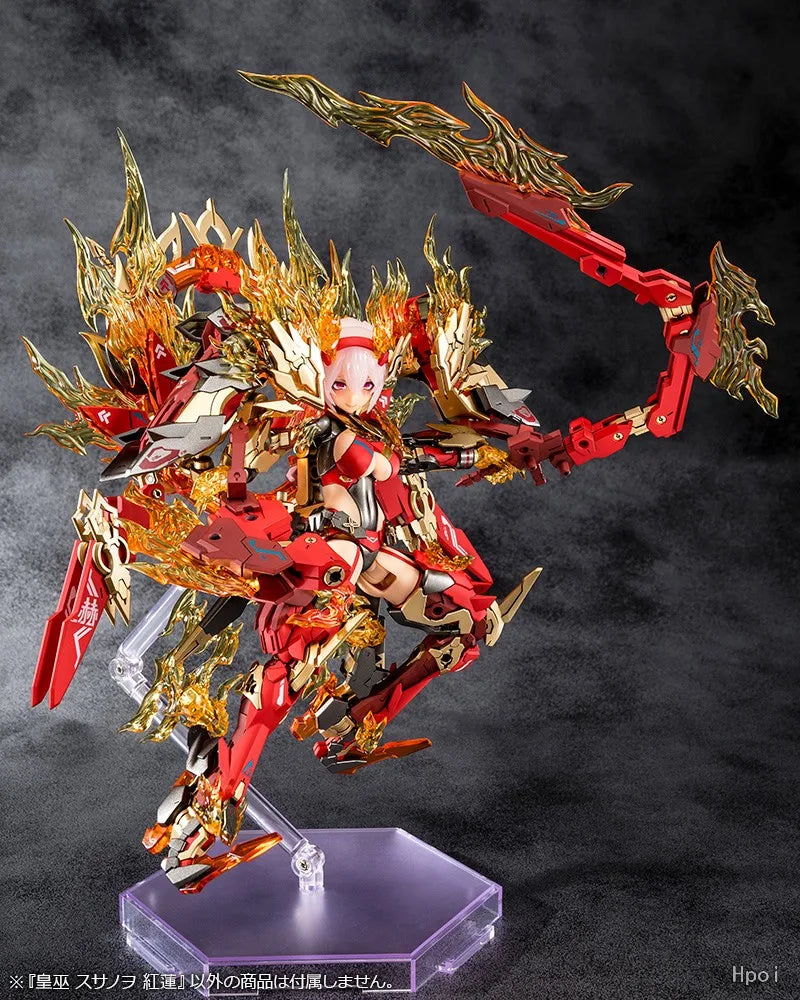 Original in Stock KOTOBUKIYA Megami Device Royal Witch Susanoko Honglian 1/1 Figures Model Toys Gifts Collection Ornaments