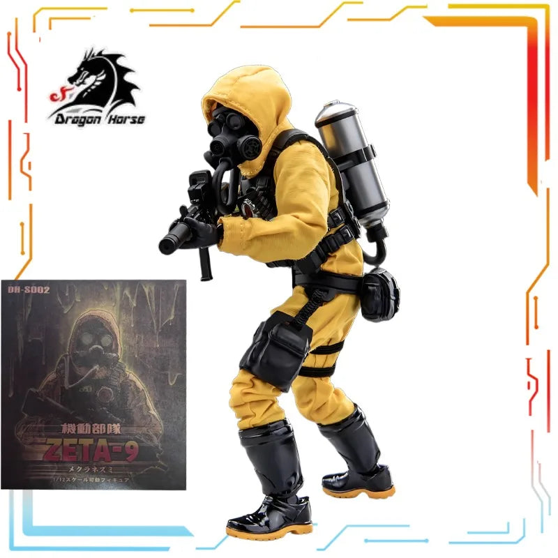 DRAGON HORSE Original 1/12 Fertige, bewegliche Puppen-Serie D-Level-Personal Hat Glück Anime Action Figur Spielzeug Modelle Geschenke für Jungen