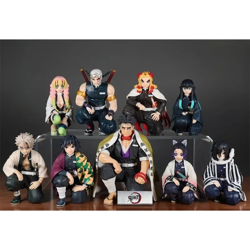 Original SEGA Demon Slayers Hashira Meeting Rengoku Kyoujurou Tokitou Muichirou Kanroji Mitsuri Giyuu Shinobu Anime Figures