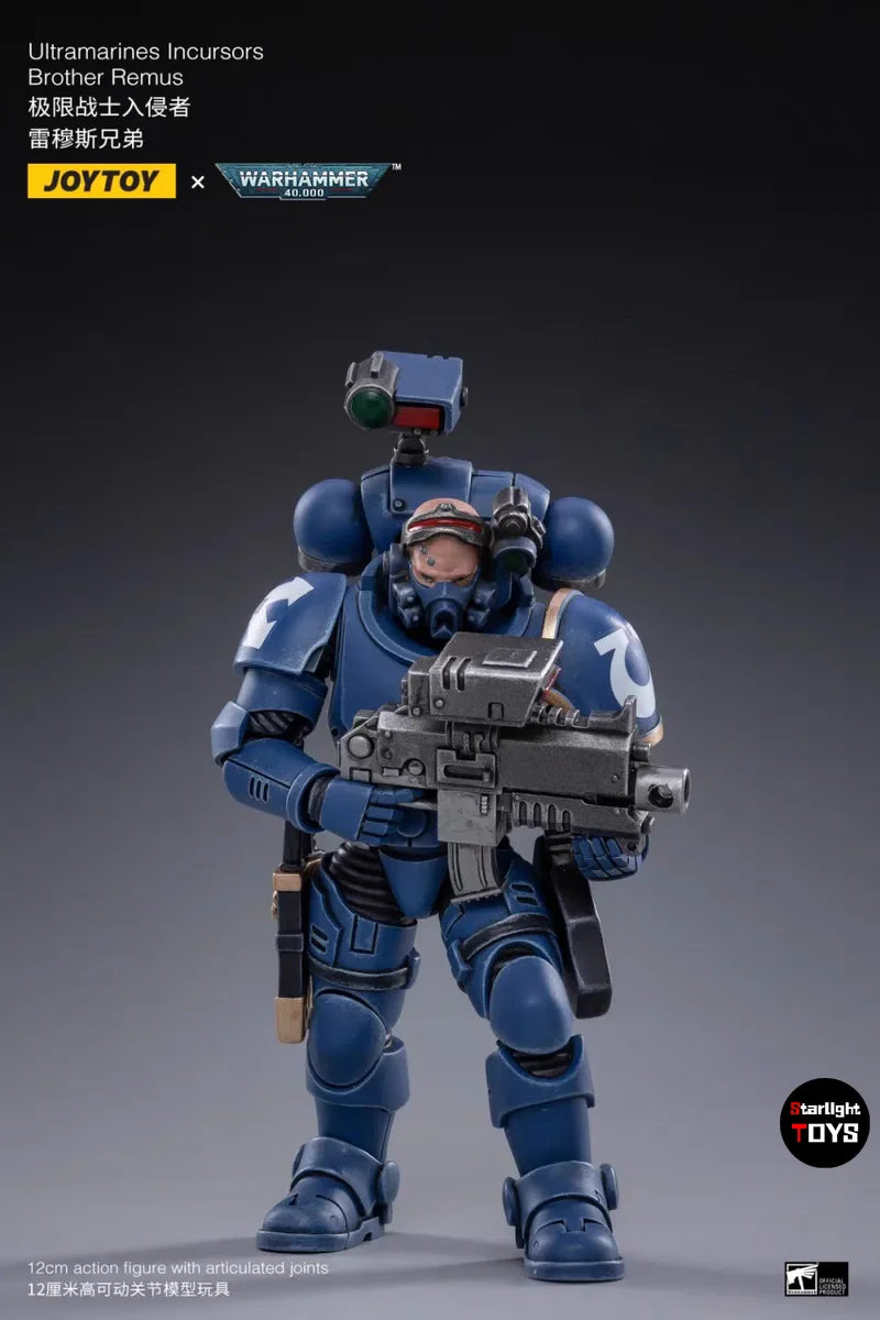 JOYTOY Warhammer 40K Ultramarines Incursors 4PCS Toys Model Ornaments Collection Ornaments 1/18 Action Figure
