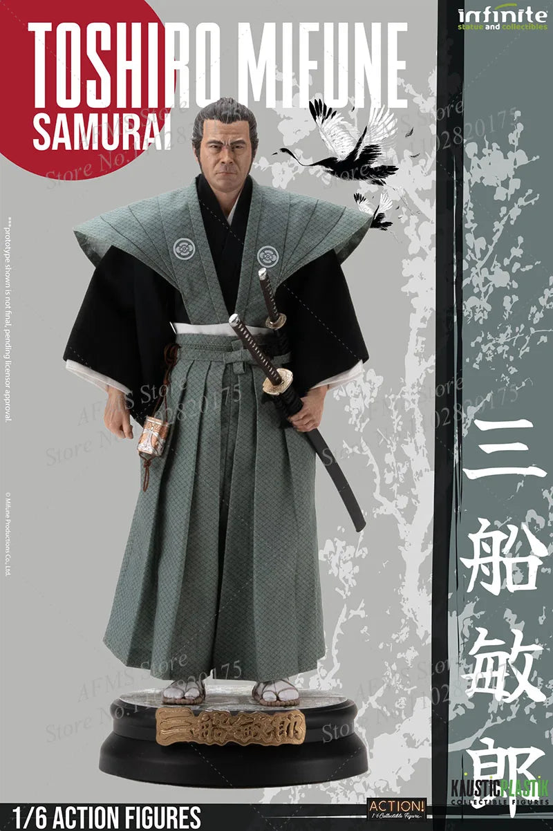 Infinite Statue X Kaustic Plastik 1/6 Scale Collectible Figure Toshiro Mifune Samurai Ronin 12" Men Soldier Action Figure Model