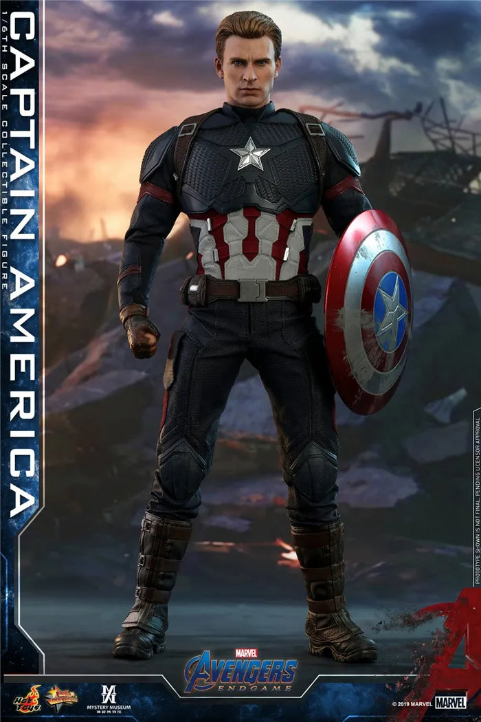 【In Stock】 HotToys HT 1/6 MMS536 Avengers 4 Captain America Captain America 7.0 Mobile Soldier Set Figure Model Gift Collection