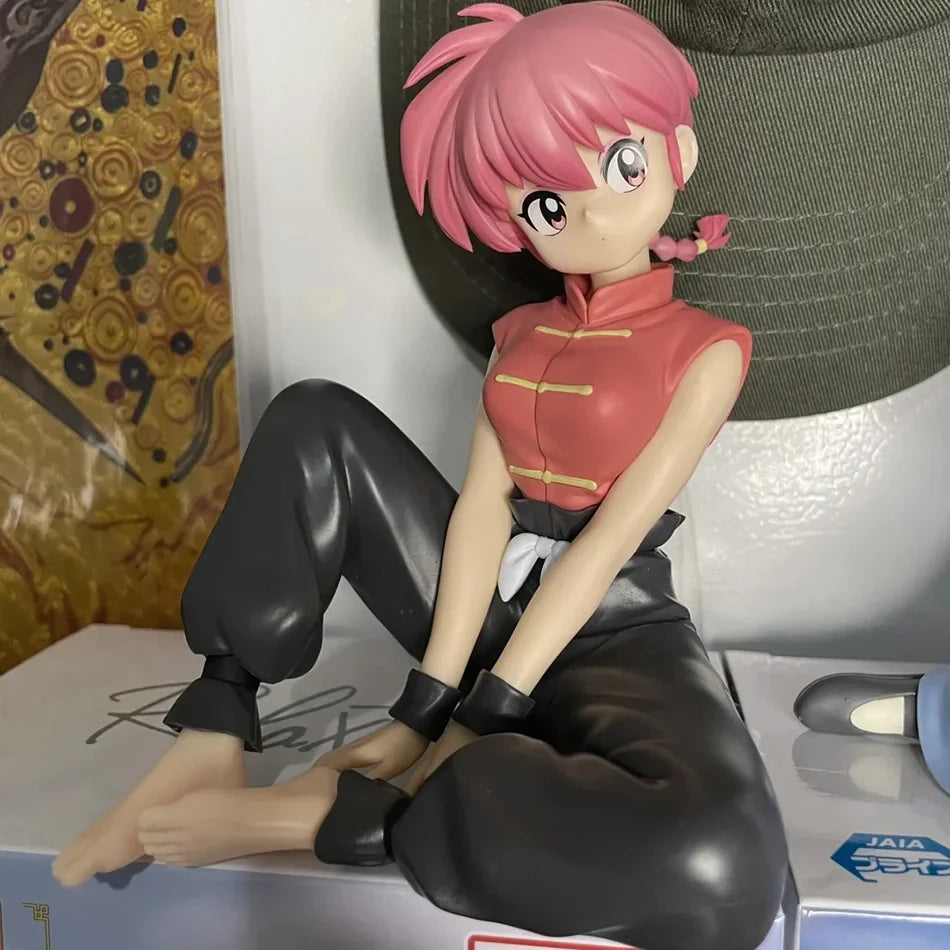 In Stock Original BANDAINAMCO BANPRESTO Ranma 1/2 Relax Time Shampoo Tendou Akane Ranma PVC Figure Model Collector Birthday Gift