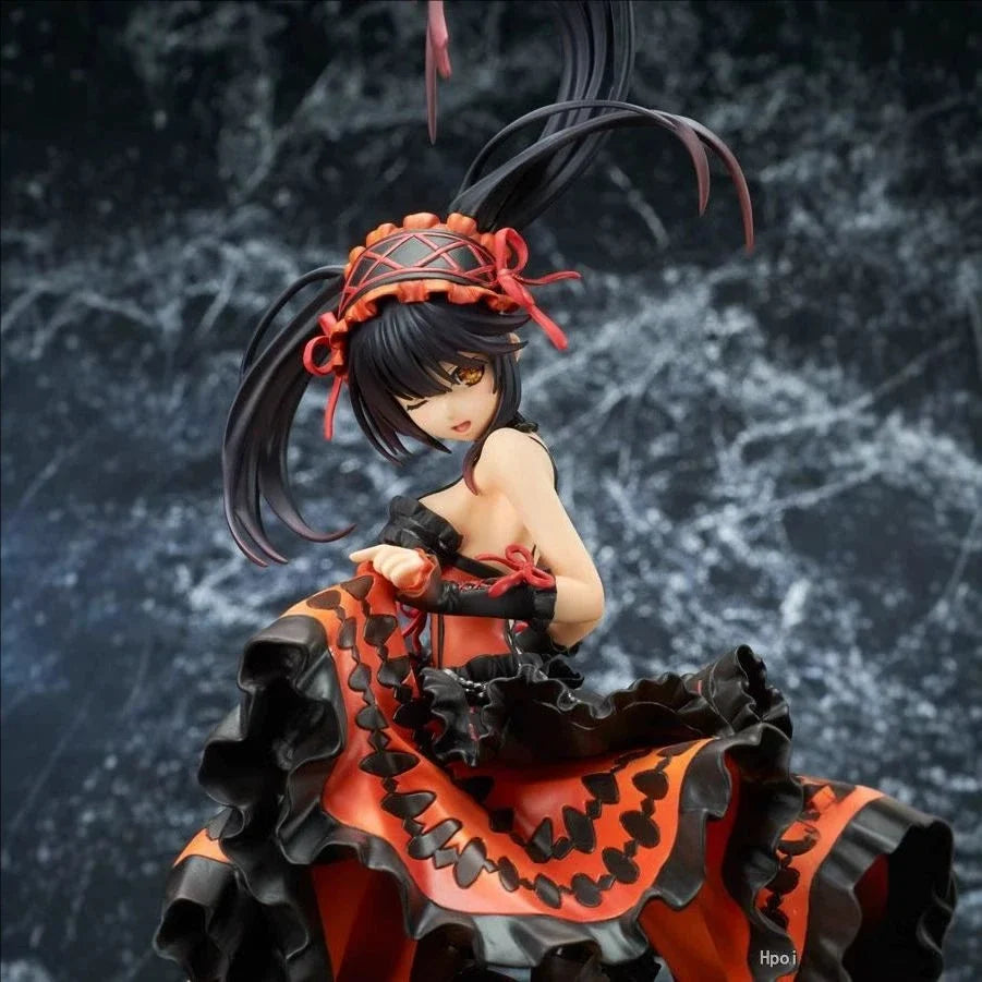 28cm Date A Live II Sexy Anime Figure Kurumi Tokisaki Action Figure Nightmare Kurumi Tokisaki Figurine Collection Model Doll Toy