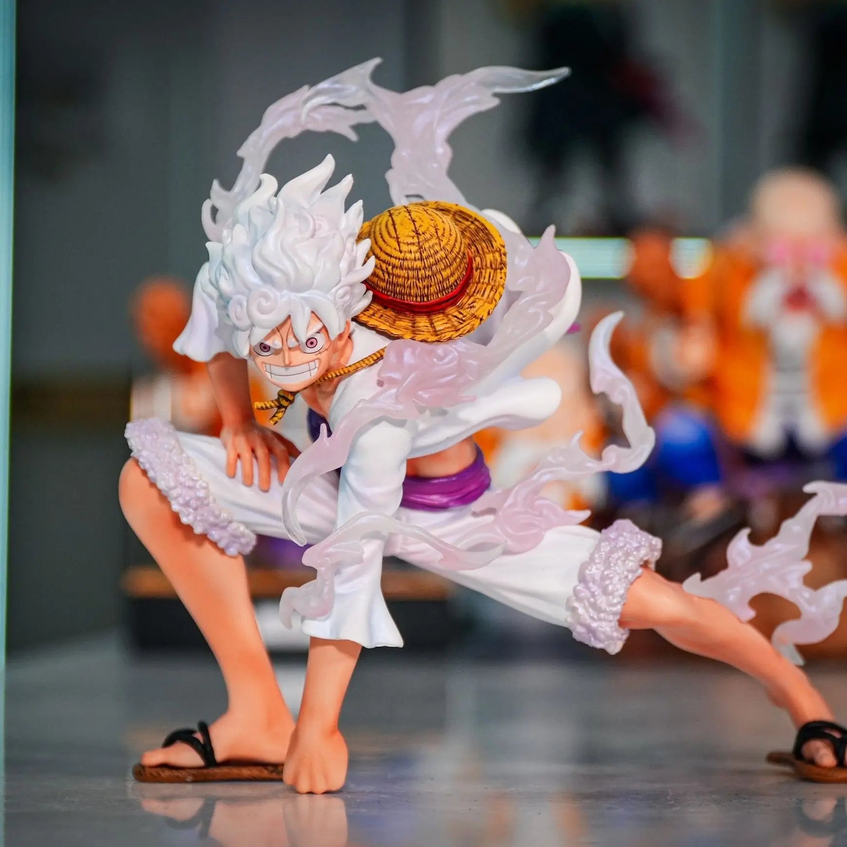 Jt Statue 38cm/14.96inch One Piece Monkey D. Luffy Gear 4 Model Dolls Figurine One Piece Anime Figure Collectible Toys Gifts