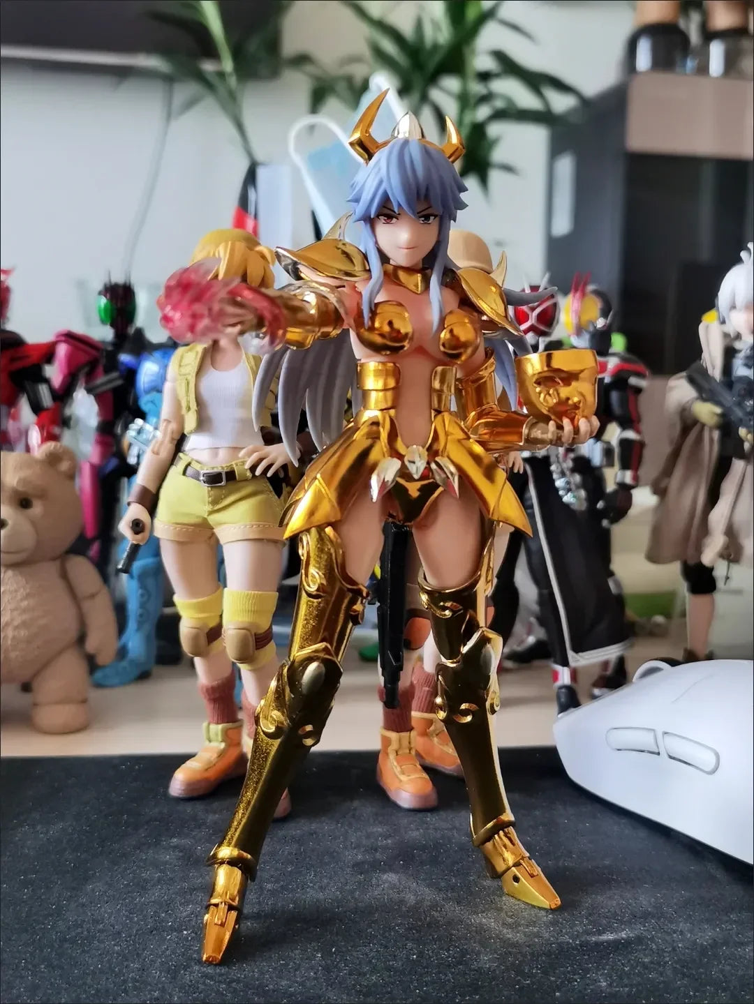 GT Saint Seiya Myth Cloth EX Holy Contract Gemini Paradox Virgo Verna Scorpio Geraldine Pisces Venus Aries Dolores Action Figure
