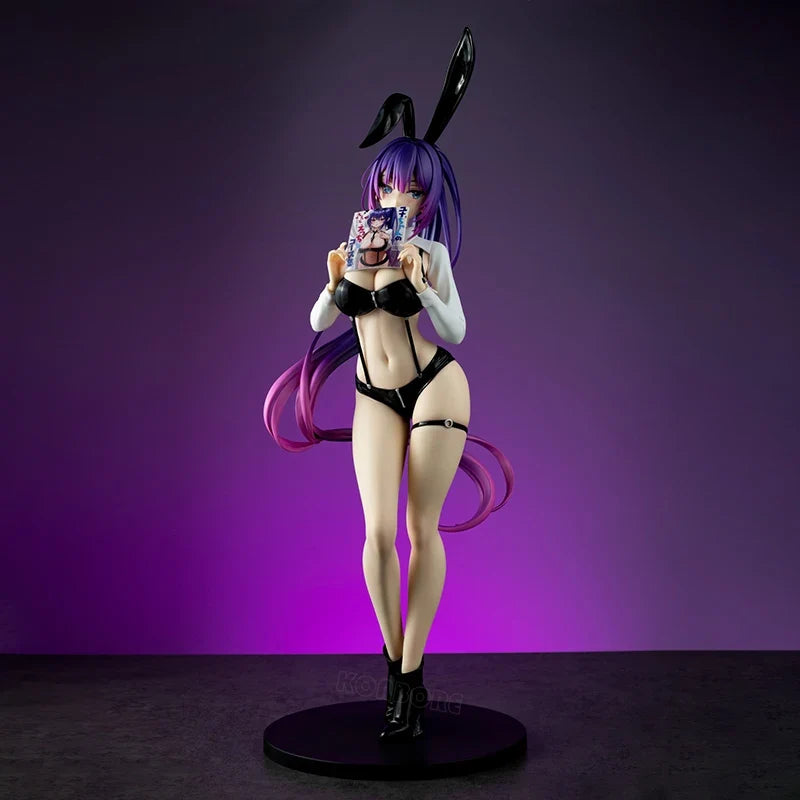 25cm BearPanda Yuna Bunny Girl illustration by Biya Anime Figure KonoSuba Darkness/Yuna-chan Action Figure Sexy Model Doll Toys