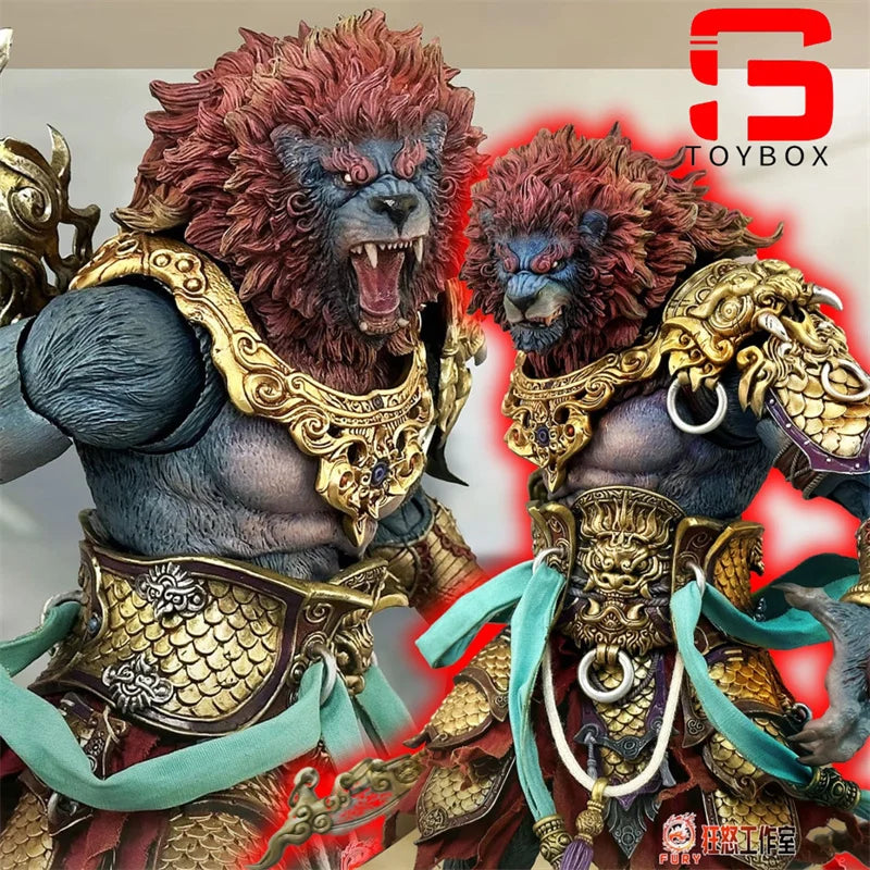 Fury Toys 1/12 Collectible Figure Demon Force Lion Camel Ridge Azure Lion Full Set Model 24CM Action Figure Body Toys