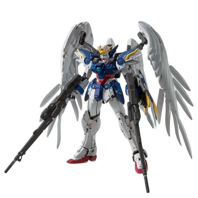 Bandai Genuine Original Mg 1/100 Wing Gundam Zero Ew Ver Ka Anime Action Figure Assembly Toys for Gift Collectible Model Ornamen