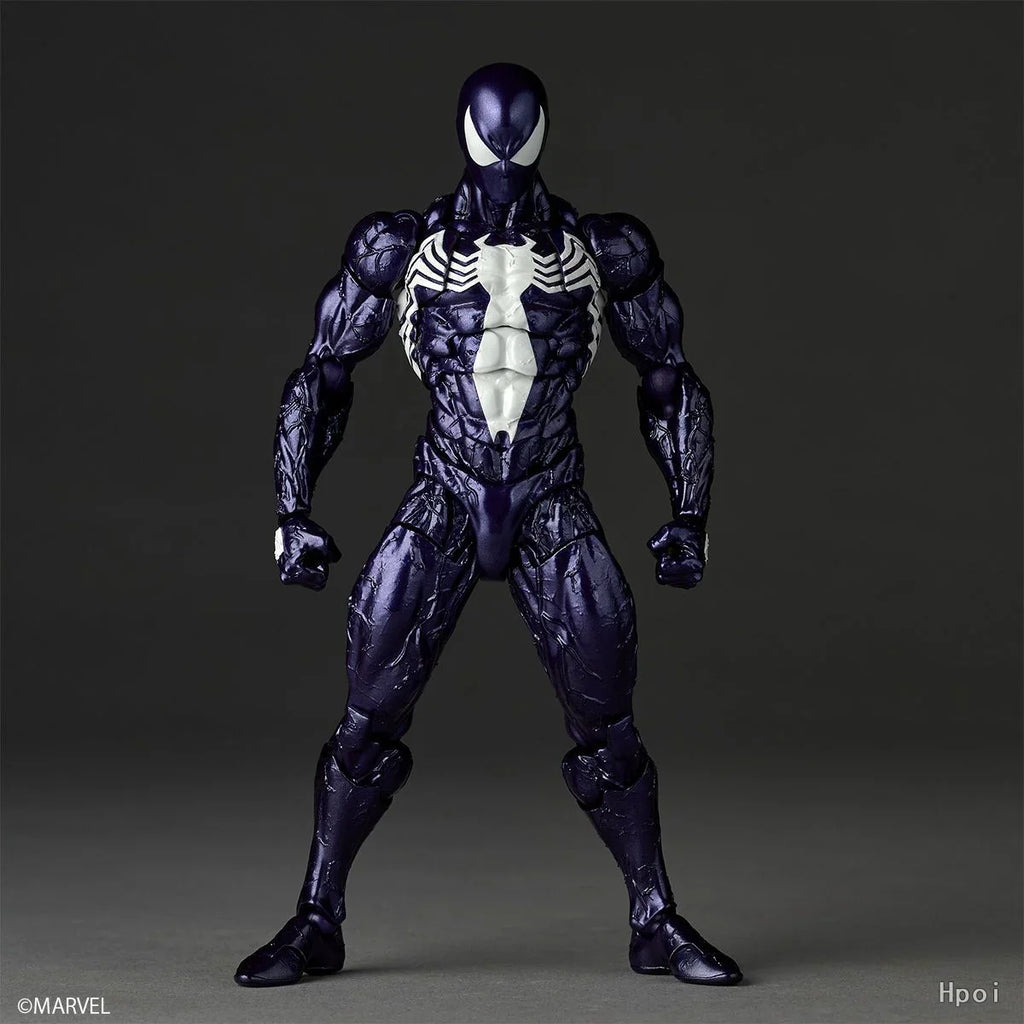 【MT】Vorbestellung KAIYODO Revoltech MARVEL VENOM SPIDER-MAN Symbiote Spider-Man Lila Version Actionfigur