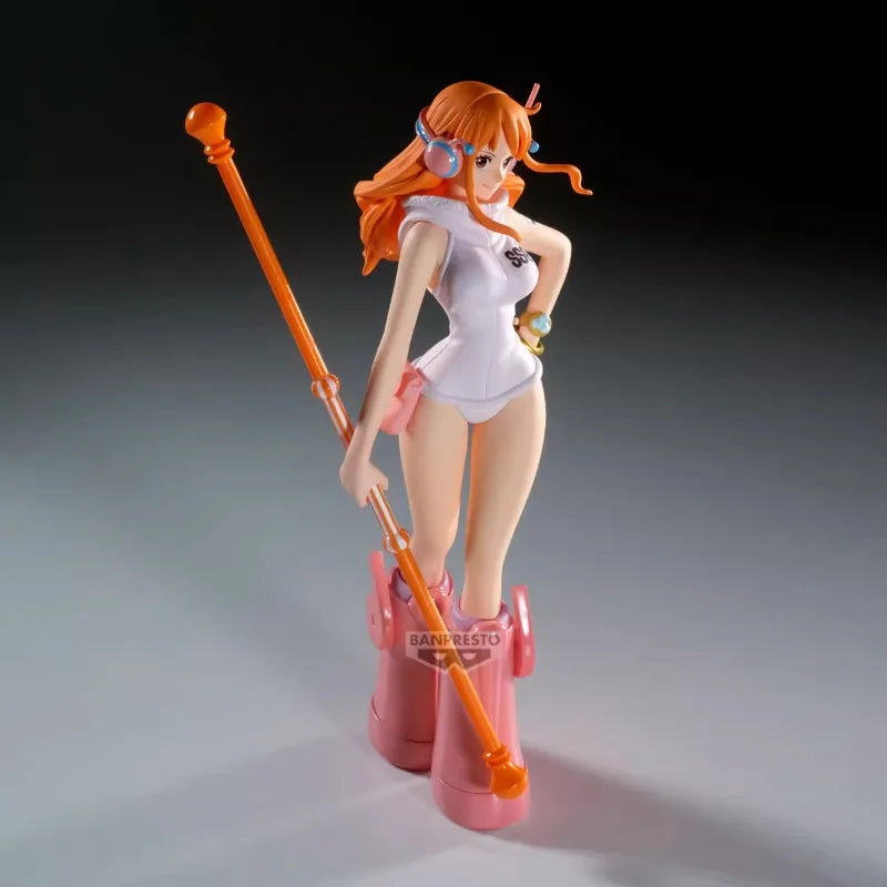 Bandai Original Banpresto Anime One Piece  the Shukko Nami Egghead PVC Action Figure Model Collectible Toy Gifts