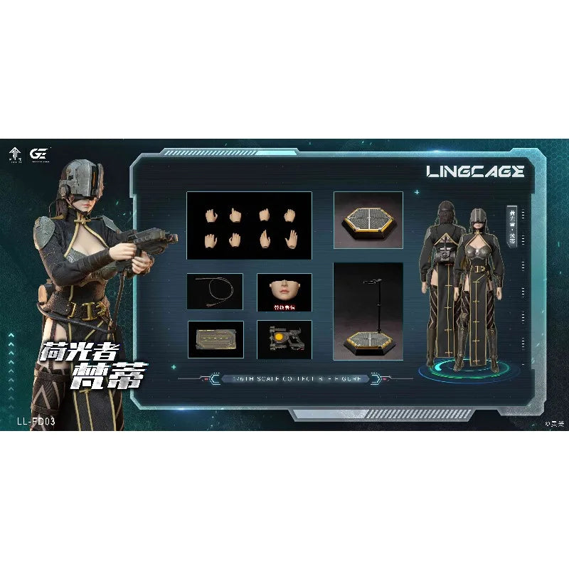【 in Stock 】 GENESIS EMEN Original LL-FD03 Spirit Cage Light Bearer Fanti 1/6 Anime Mobile Soldier Doll Model Toy GiftCollection