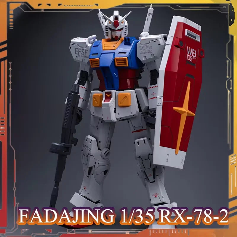 FADAJING Model LAOZU RX-78-2 Action Figures 1/35 Scale Assemby Model Kit U.C.0079 Anime Figure Room Decoration Birthday Gift