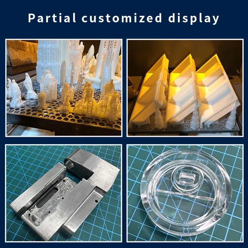 3D printing high-precision model customization, models, industrial parts, standard sizes, non-standard sizes, product sampling