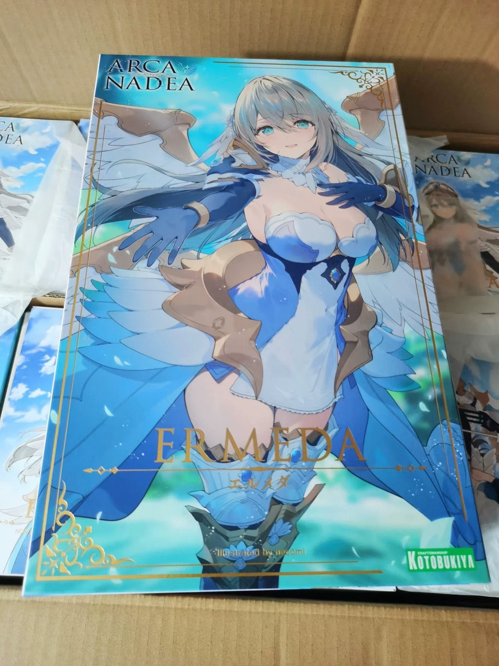 Kotobukiya Arcanadea Elumada Mecha Girl Model Kit Action Figure Anime Model Trendy Toys Desktop Doll Collectibles