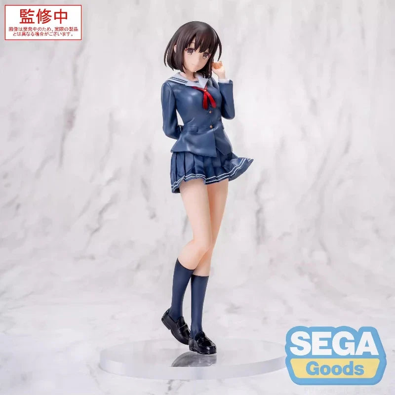 Saekano: How to Raise a Boring Girlfriend Katō Megumi uniform PVC Action Anime Model Toys Figure Collection Doll Gift
