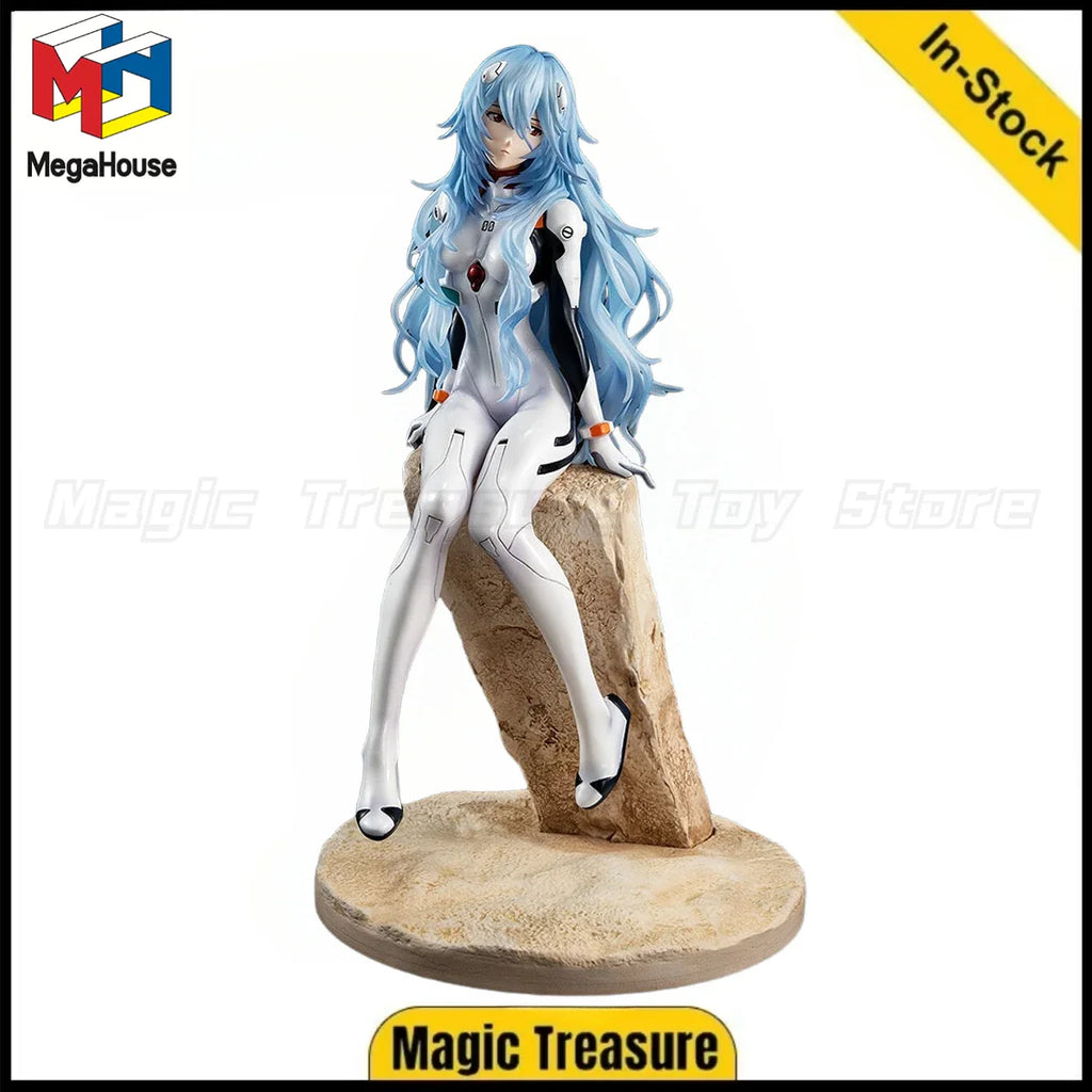 【In Stock】Original MegaHouse Precious G.E.M. EVA: NEW THEATRICAL EDITION REI AYANAMI Figure Gift