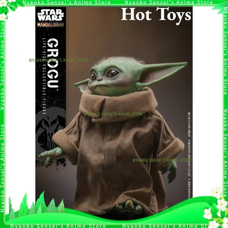 Auf Lager Hot Toys The Mandalorian Grogu 1:1 Maßstab 37,5 cm Sammlerfigur Anime Modelle Spielzeug Puppe Geschenk