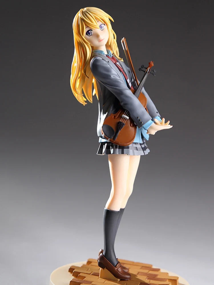 Anime Shigatsu Wa Kimi N Uso Miyazono Kaori Figure Your Lie In April School Uniform Jk Dress Up Model Toy Gift Action Figure