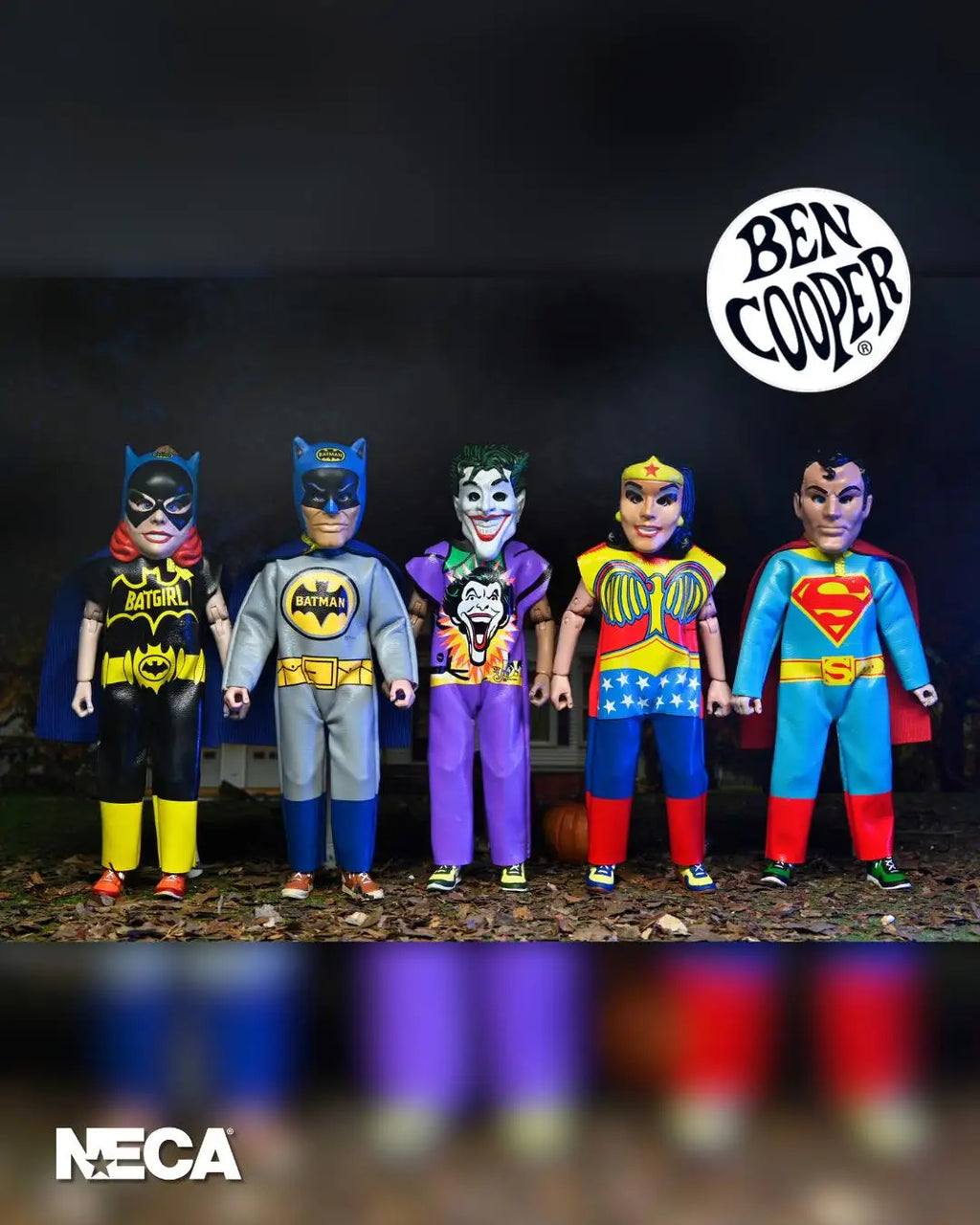 NECA Ben Cooper Costume Kids Collection Clown 6 inches Action Figure Batman/Joker/Wonder Woman/Superman DC Model Doll Gift