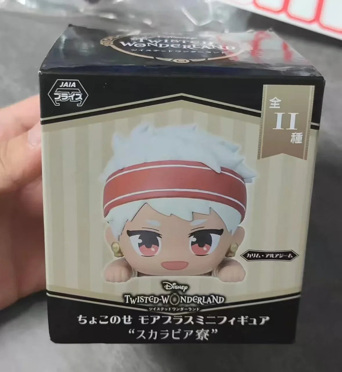 Genuine Bandai Q posket Series Disney Twisted Leona Jack Ruggie Wonderland Azul Ashengrotto Collectible Model Toys Gift