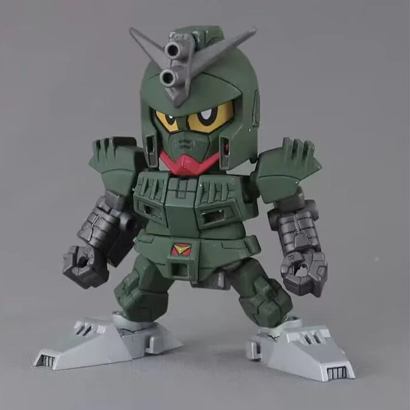 Bandai SD/Q version BB 375 Commander Captain Commando Gundam Assembly Model 57964 Gundam Character Assembly Set DIY