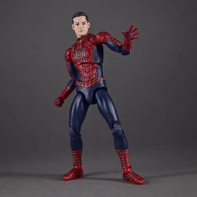 MAFEX No.241 Toby Maguire Spider-Man Action Figure - High-Quality Collectible Friendly Neighborhood Theme Toy Model
