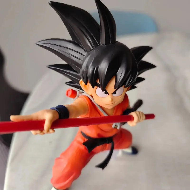 Anime Figurine Dragon Ball Son Goku Q Version Action Character Cartoon Desktop Ornament PVC Model Statue Collection Toys Gifts