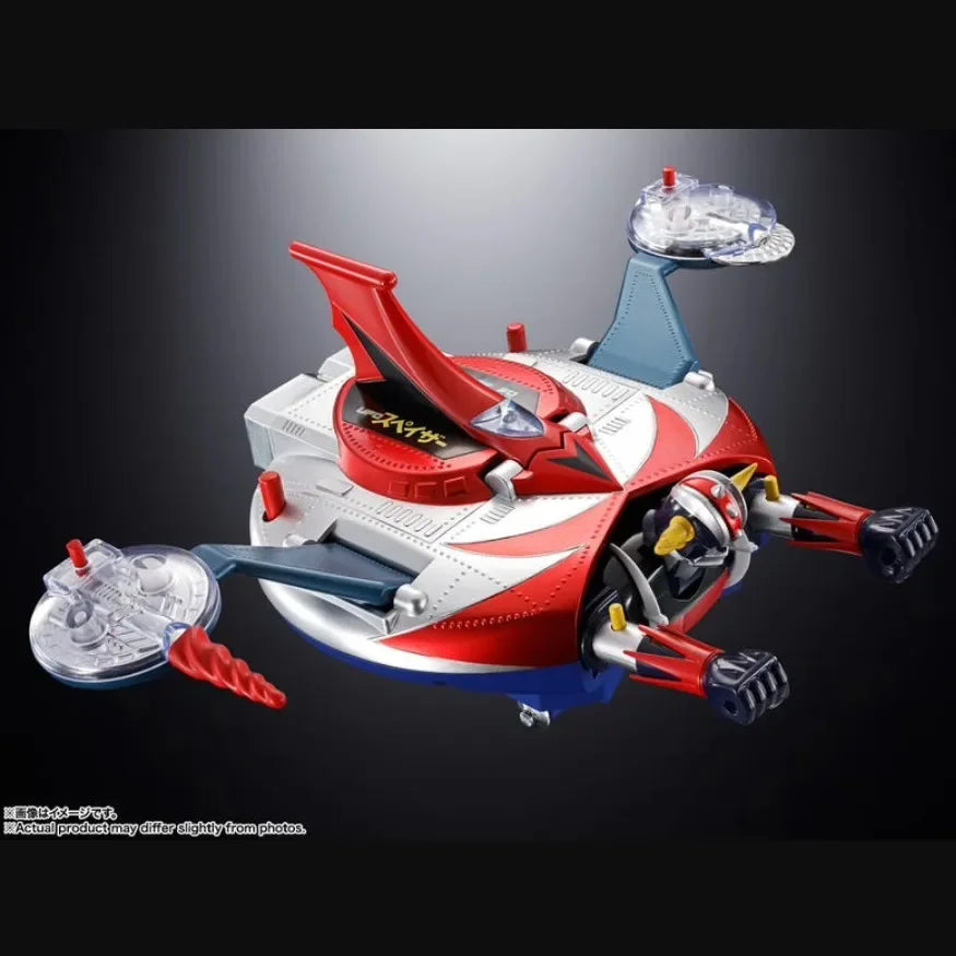 BANDAI Genuine DELUXE GRENDIZER&SPAZER UFO Form Anime Figure CHOGOKIN 1975 Replica Action Figurine Collectible Model Toys Gift
