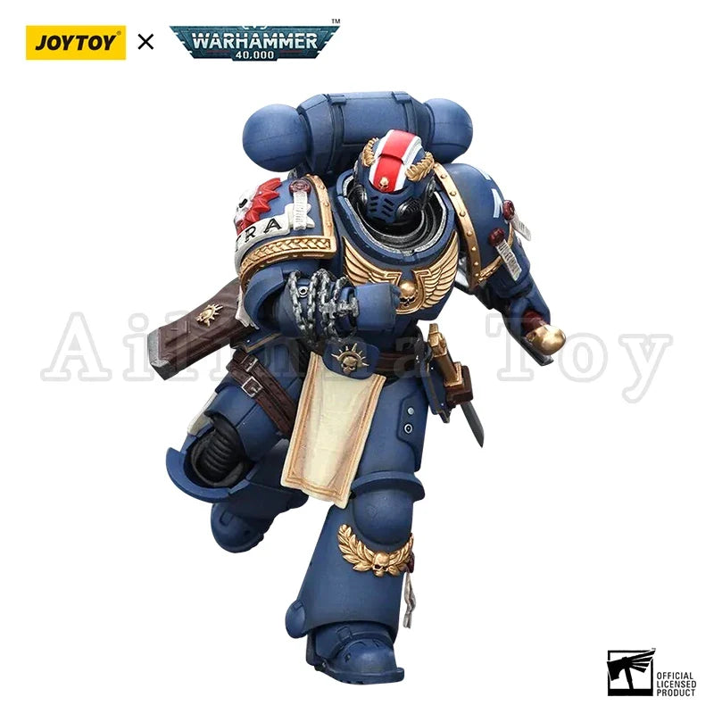 JOYTOY 1/18 Action Figure 40K Ultramarines Titus Metaurus Levantus Torvald Anime Toy