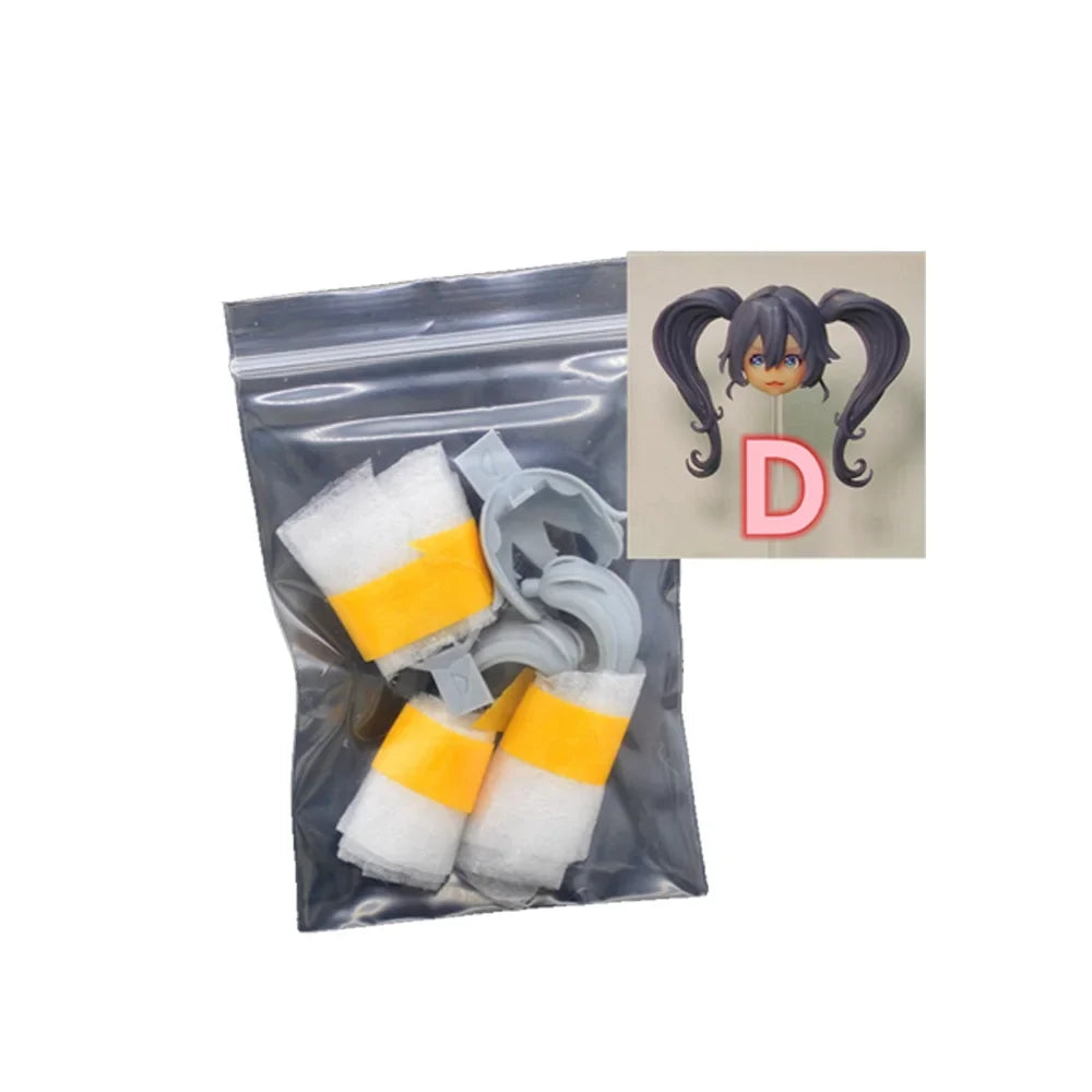 SH 1/12 Machine Girl Goddess Device FS20 Double Ponytail Wavy Hairstyle Modification Resin GK Accessory Model