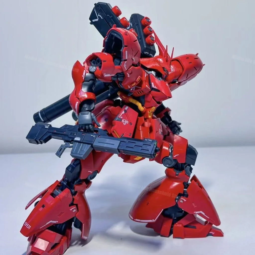 In Stock GAOGAO Model RG 1/144 MSN-04 Sazabi Assembly Model Kits Plastic skeleton Anime Action Figure Robot Plastic Model Toys
