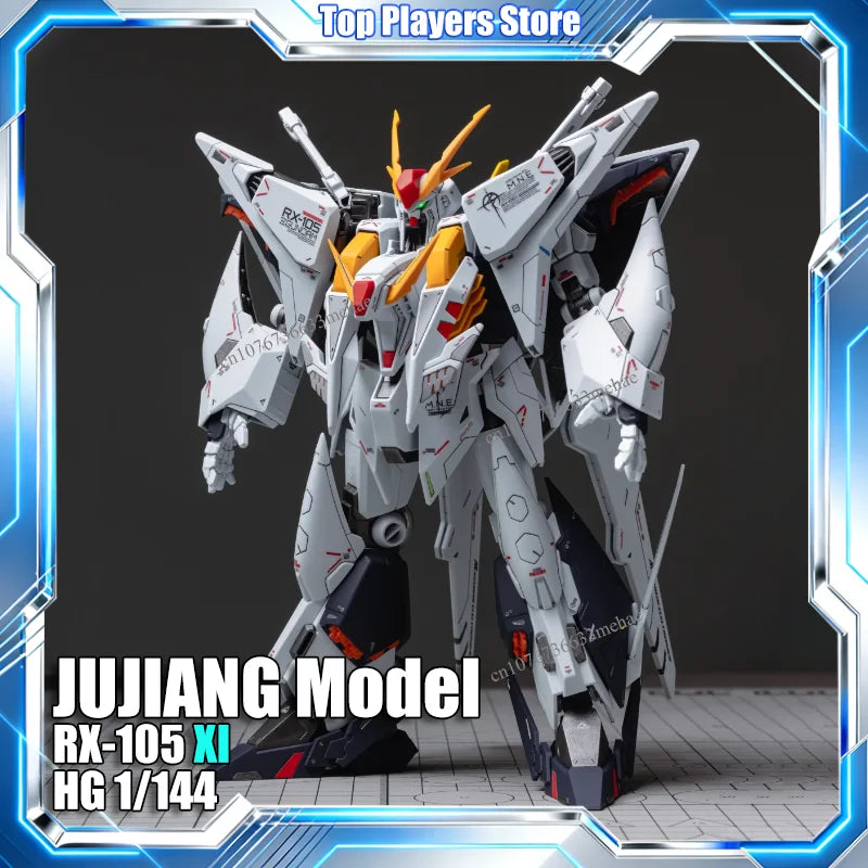 In Stock JUJIANG XI RX-105 HG 1/144 Toys Assembly Model Kit Action Figures Plastic Model Kits Robot Hobby Mecha Gift