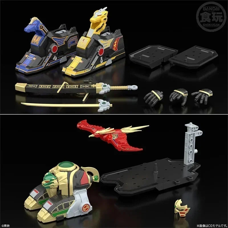In Stock Bandai Anime Gosei Sentai Dairanger SHOKUGAN MODELING PROJECT SMP Assembly Anime Figure Model Toy Model Kids Toy Gifts
