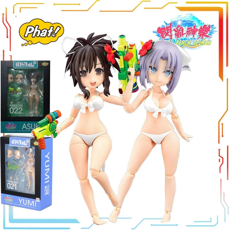 Phat! Original Parfom Fertiges Produkt Bewegliche exquisite Puppenserie Senran Kagura Anime Action Figure Spielzeugmodell Geschenke für Jungen