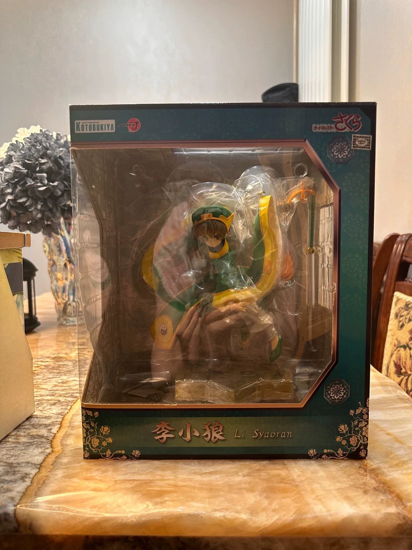 In Stock Original Genuine Kotobukiya ARTFX J Li Syaoran Cardcaptor Sakura Anime Action Figure Statue 23cm Collectible Toy Gift