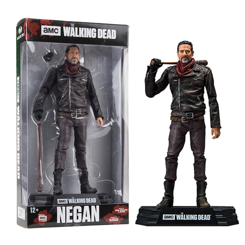 24cm movie doll Walking Dead Action Figure Toy doll High Quality peripheral Figure Toy PVC model Collect Gift game Desktop